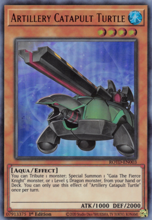 Artillery Catapult Turtle Card Front