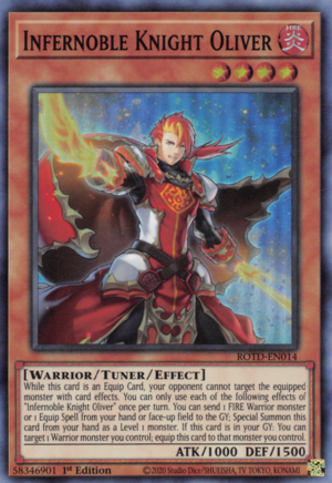 Infernoble Knight Oliver Card Front