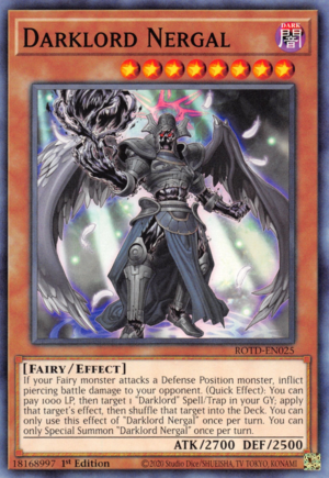 Darklord Nergal Card Front