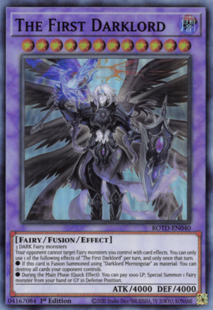 The First Darklord Card Front