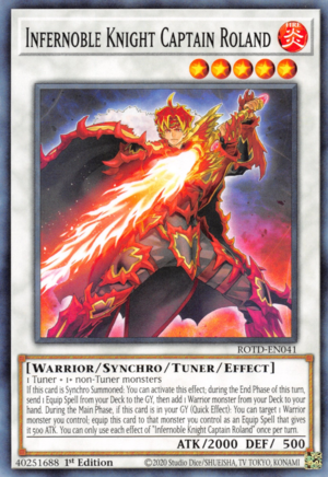 Infernoble Knight Captain Roland Card Front