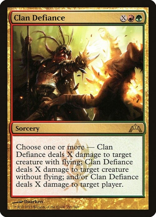 Clan Defiance Card Front