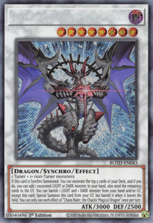 Sovrano del Chaos, il Drago Magico Caotico Card Front