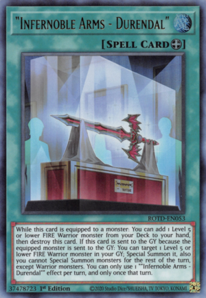 Infernoble Arms - Durendal Card Front