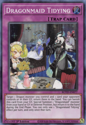 Dragonmaid Tidying Card Front