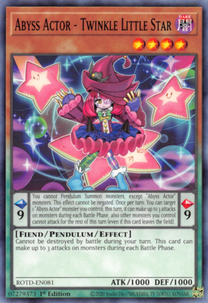 Abyss Actor - Twinkle Little Star Card Front