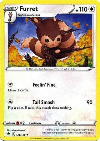 Furret Card Front