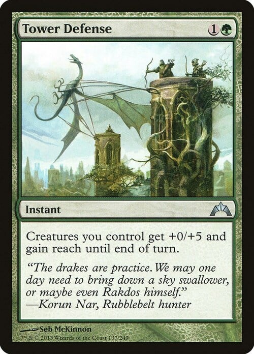 Tower Defense Card Front