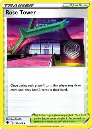 Rose Tower Card Front