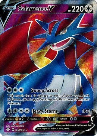 Salamence V Card Front