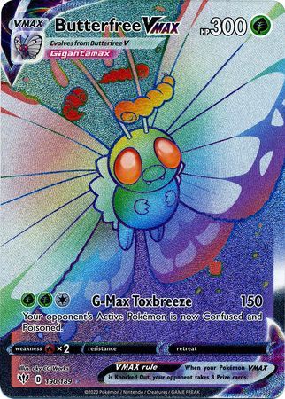 pokemon cards butterfree Butterfree VMAX Darkness Ablaze | Pokémon