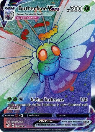 Butterfree VMAX [G-Max Toxbreeze] Card Front