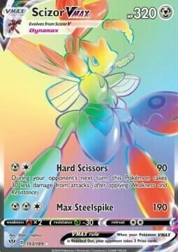 Scizor VMAX [Hard Scissors | Max Steelspike] Card Front