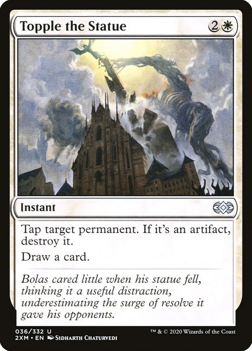Topple the Statue Card Front