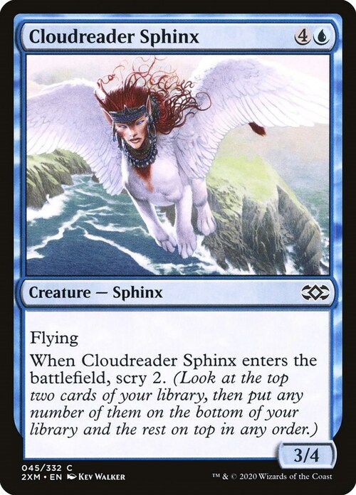 Cloudreader Sphinx Card Front