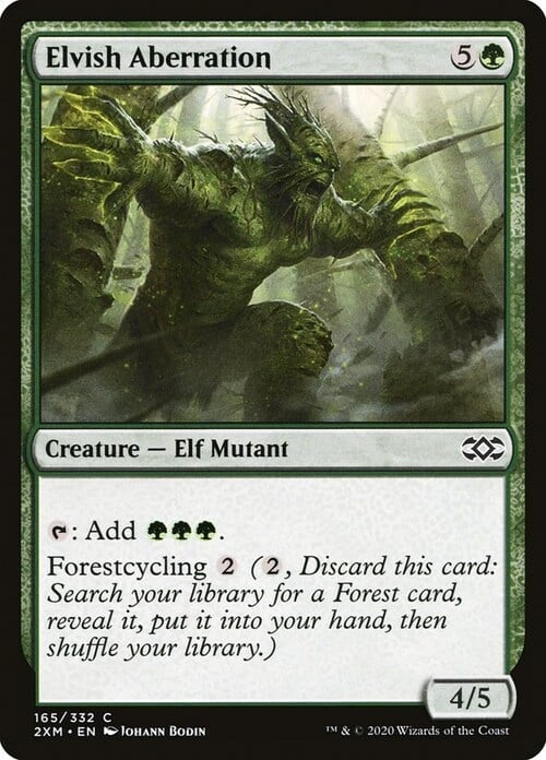 Elvish Aberration Card Front