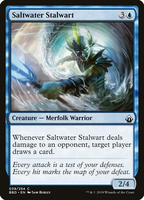 Saltwater Stalwart Card Front