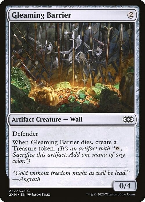 Gleaming Barrier Card Front