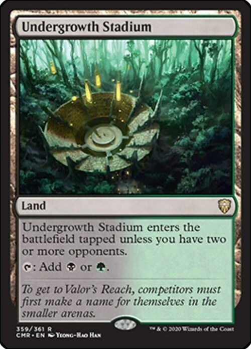 Undergrowth Stadium Card Front