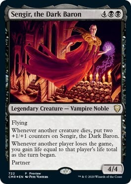 Sengir, the Dark Baron Card Front
