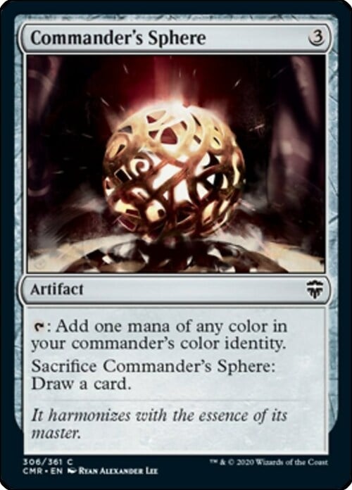 Commander's Sphere Card Front