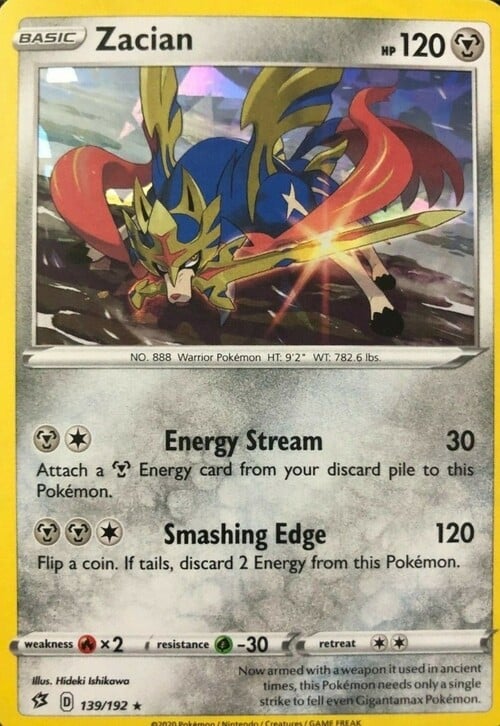 Zacian Card Front