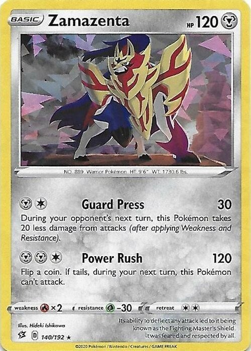 Zamazenta Card Front