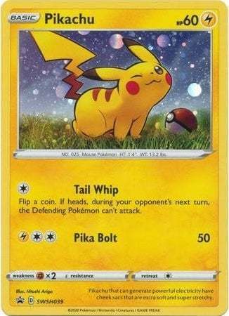 Pikachu [Tail Whip | Pika Bolt] Card Front