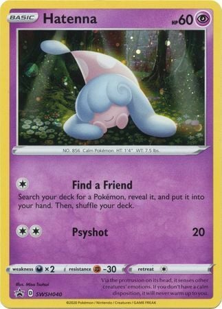 Hatenna [Find a Friend | Psyshot] Card Front