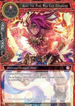 Agni, the Pyre War God (Stranger) Card Front