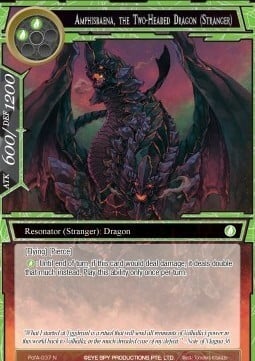 Amphisbaena, the Two-Headed Dragon (Stranger) Card Front
