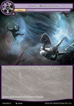 Lapis' Dark Storm Card Front