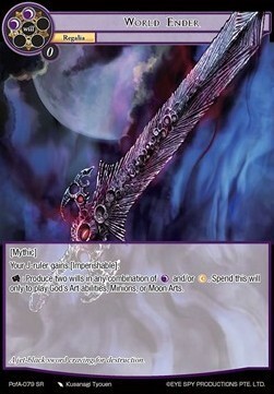 World Ender Card Front