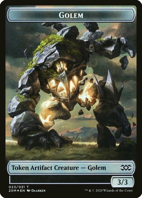 Golem // Elf Warrior Card Front