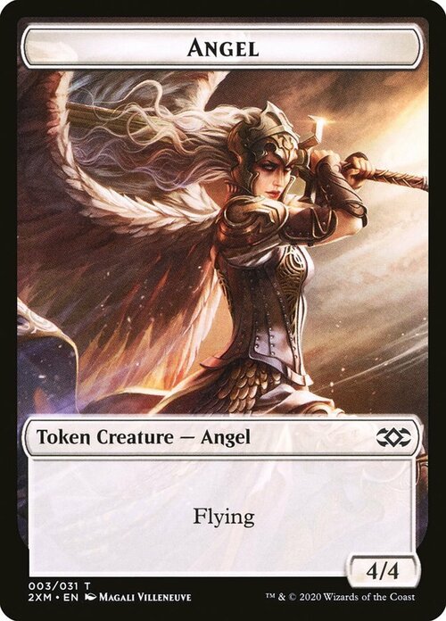 Angel // Saproling Card Front