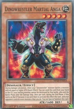 Dinowrestler Anga Marziale Card Front