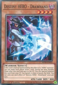 Destiny HERO - Drawhand Card Front
