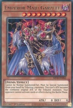 Emperor Maju Garzett Card Front