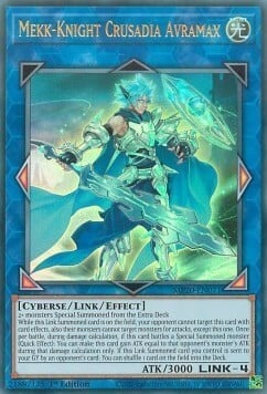 Mekk-Knight Crusadia Avramax Card Front