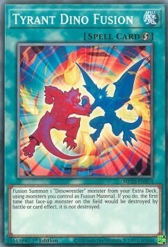 Tyrant Dino Fusion Card Front
