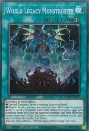 World Legacy Monstrosity · Secret Rare 076sec