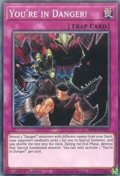 You're in Danger! Card Front