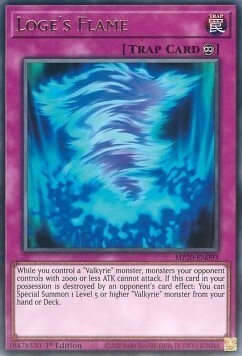 Loge's Flame Card Front