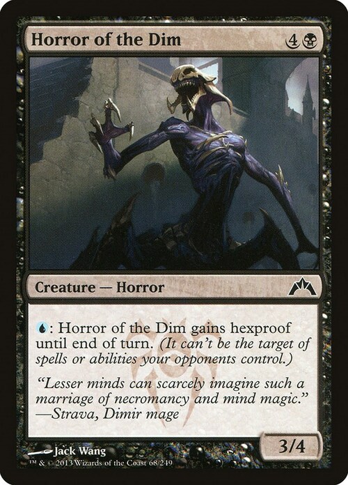 Horror of the Dim Card Front