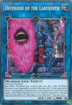Defender of the Labyrinth Card Front