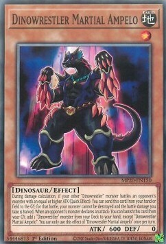 Dinowrestler Ampelo Marziale Card Front