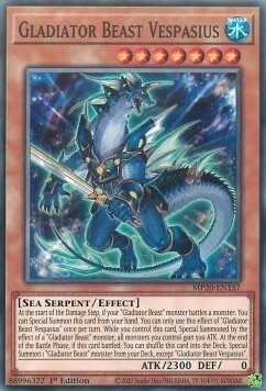 Gladiator Beast Vespasius Card Front