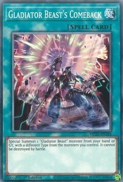 Gladiator Beast's Comeback Card Front