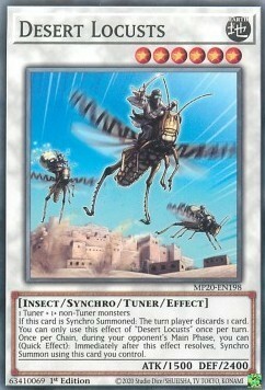 Locuste del Deserto Card Front