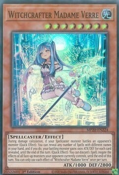 Witchcrafter Madame Verre Card Front